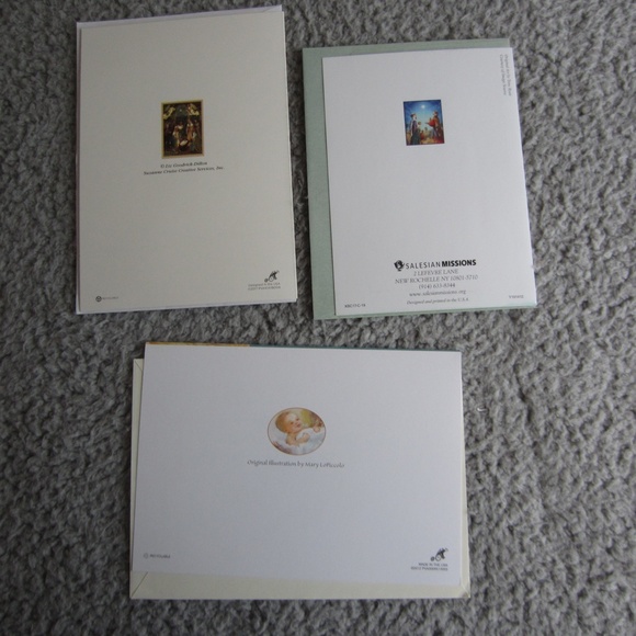 Christmas Cards with Envelopes  set of 3 holidays - Picture 5 of 10